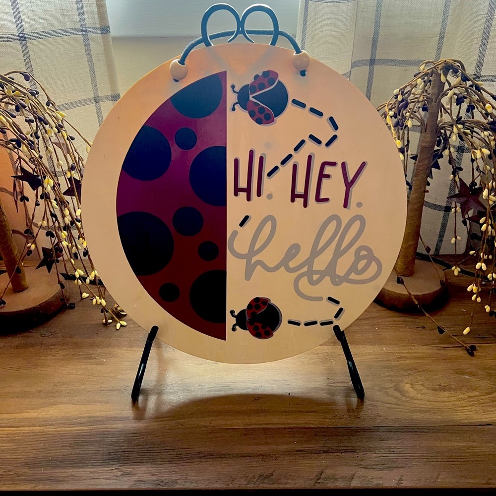 Lady Bug Door or Wall Hangers